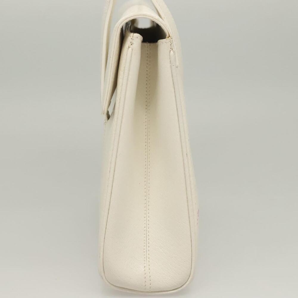 GUCCI Shoulder Bag Leather White Gold - Picture 4 of 12